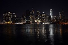 00-2 New York Financial District Skyline Before Dawn From Brooklyn Heights